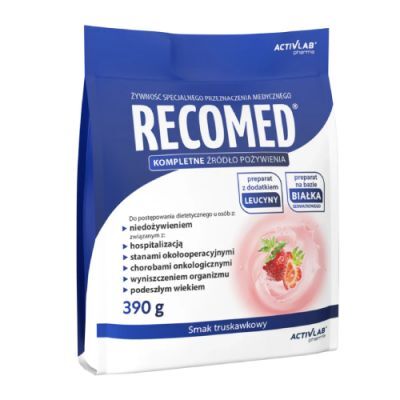 RecoMed smak truskawkowy, 390 g