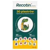 RECOTIN plastry łagodzące po ukąszeniu owadów, 30szt.