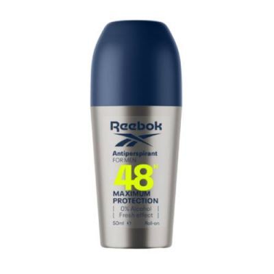 REEBOK Maximum Protection 48h Antyperspirant roll on dla mężczyzn, 50ml