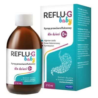 Reflu-G Baby Syrop przeciwrefluksowy dla dzieci 0+, 210 ml