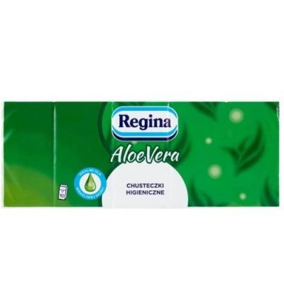 REGINA Aloe Vera chusteczki higieniczne, 10 opakowań po 9szt.