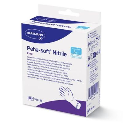 Rękawice PEHA-SOFT diagnostyczne nitrile fino S, 10szt.