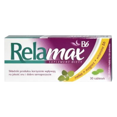 Relamax B6, 30 tabl.