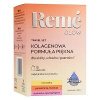 Reme Glow Travel Set Kolagenowa Formuła Piękna, 15 sasz.