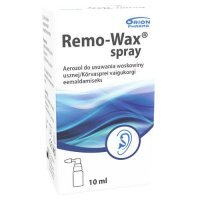 Remo-Wax Spray Aerozol do usuwania woskowiny usznej, 10ml