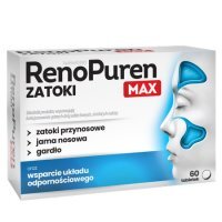 RENOPUREN ZATOKI MAX 60 tabletek