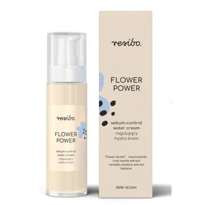 RESIBO FLOWER POWER Regulujący hydro krem Sebum - control 50 ml
