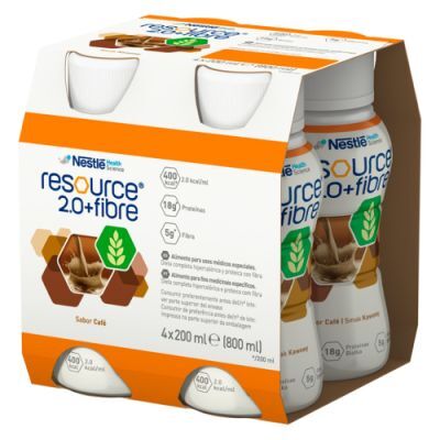 RESOURCE 2.0 FIBRE płyn o smaku kawowym 4 x 200 ml