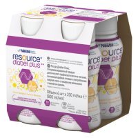 RESOURCE DIABET PLUS Płyn o smaku waniliowym 4 x 200 ml