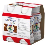 RESOURCE JUNIOR Płyn o smaku czekoladowym 4 x 200 ml