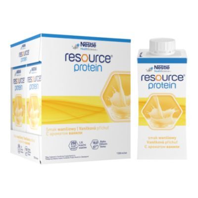 Resource Protein Preparat odżywczy w płynie smak waniliowy, 4 x 200 ml