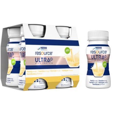 Resource Ultra+ smak waniliowy, 4 x 125 ml