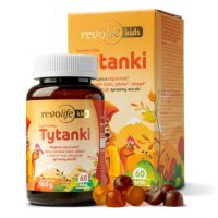 Revolife Kids Tytanki, 60 żelek bez cukru