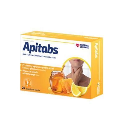 Rodzina Zdrowia Apitabs, 24 pastylki KRÓTKA DATA 31.07.2026
