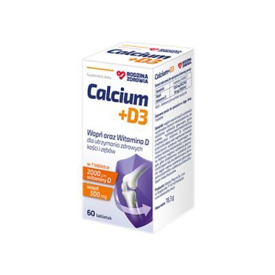 Rodzina Zdrowia Calcium+D3, 60 tabl.