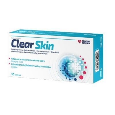 Rodzina Zdrowia Clear Skin, 30 tabl.