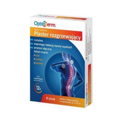 Rodzina Zdrowia Plaster Rozgrzewający OptiTherm, 8 szt