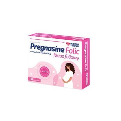 Rodzina Zdrowia Pregnasine Folic, 30 tabl.