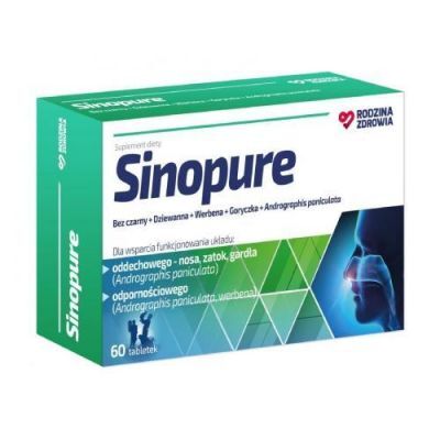 Rodzina Zdrowia Sinopure, 60tabl. KRÓTKA DATA 31.12.2025