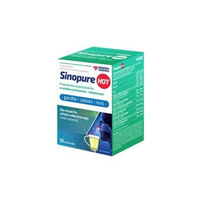 Rodzina Zdrowia Sinopure HOT proszek, 10 sasz.