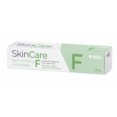 Rodzina Zdrowia Skin Care Krem ochronny z witaminą F do skóry delikatnej i wrażliwej 3m+, 50 g