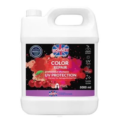 Ronney Color Repair Szampon chroniący kolor z ekstraktem z wiśni, 5 l