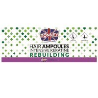 RONNEY HAIR Intensive Keratin Rebuilding ampułki do włosów odżywienie i wygładzenie 12x10ml