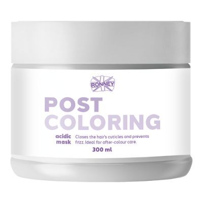 Ronney Post Coloring Acidic Mask Maska do włosów zakwaszająca, 300 ml