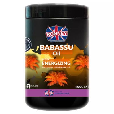 RONNEY PROFESSIONAL Babassu Oil Maska do włosów farbowanych i pozbawionych blasku 1 L