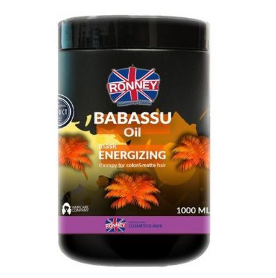 RONNEY PROFESSIONAL Babassu Oil Maska do włosów farbowanych i pozbawionych blasku 1 L