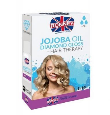 RONNEY PROFESSIONAL Jojoba Oil Olejek do włosów Diamentowy Połysk 15 ml