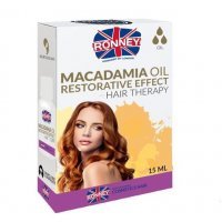 RONNEY PROFESSIONAL Macadamia Oil Olejek do włosów wzmacniający 15 ml