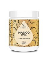RONNEY PROFESSIONAL Maska MANGO - włosy niskoporowate 1000 ml