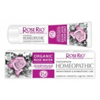 Rose Rio Homeopathic Pasta do zębów z organiczną wodą różaną, 65 ml