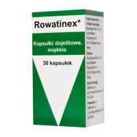 Rowatinex, 30 kapsułek miękkich (Delfarma) - lek pomocniczy przy kamieniach nerkowych
