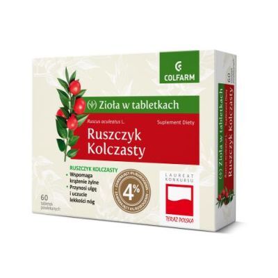 RUSZCZYK KOLCZASTY 60 tabletek COLFARM