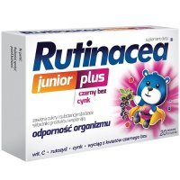 RUTINACEA JUNIOR PLUS 20 tabletek do ssania