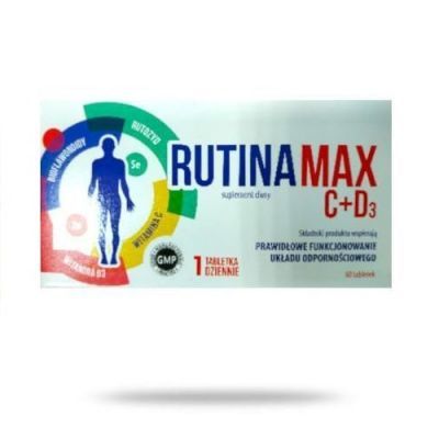 RUTINAMAX C+D3 60 tabletek