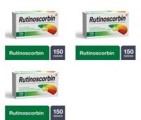 RUTINOSCORBIN 150 tabletek X 3 , wspomaga odporność