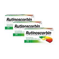RUTINOSCORBIN 150 tabletek X 3 , wspomaga odporność