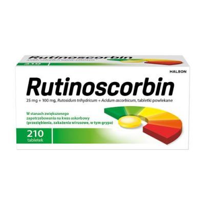Rutinoscorbin, 210 tabletek