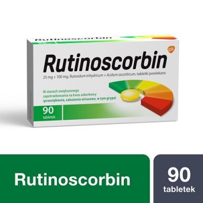 RUTINOSCORBIN  90 tabletek