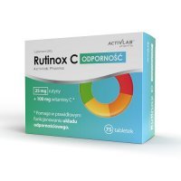 RUTINOX C Odporność Activlab Pharma 75 tabletek