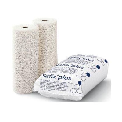 SAFIX PLUS Opaska gipsowa 8cm x 3m, 2szt.