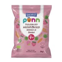 SALVEST PÕNN BIO Chrupki truskawkowe, 20 g
