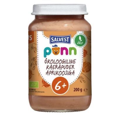 SALVEST PÕNN BIO Morele z płatkami owsianymi, 200g