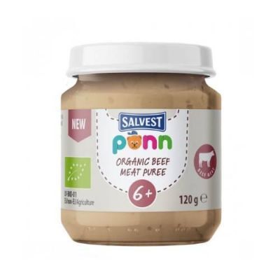 SALVEST PÕNN BIO Puree z wołowiny, 120g