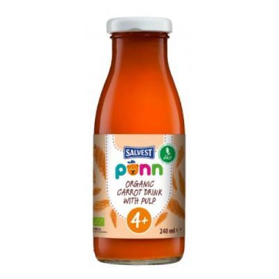SALVEST PÕNN BIO Sok marchewkowy z miąższem, 240 ml