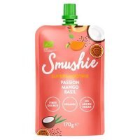 Salvest Smushie Bio Exotic Boost Smoothie owocowe marakuja, mango, bazylia, 170 g