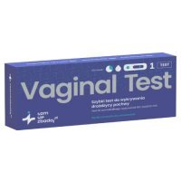 SAM SIĘ ZBADAJ Vaginal Test Szybki test do wykrywania drożdżycy pochwy KRÓTKA DATA 31.12.2025